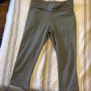 Nike fold over workout leggings